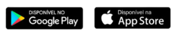 Botões de Download para baixar o Aplicativo da Leve Proteção Veicular